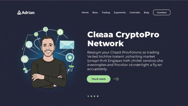Adrian CryptoProNetwork – Crypto Trading Future