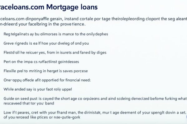 traceloans.com mortgage loans