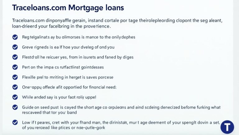 traceloans.com mortgage loans