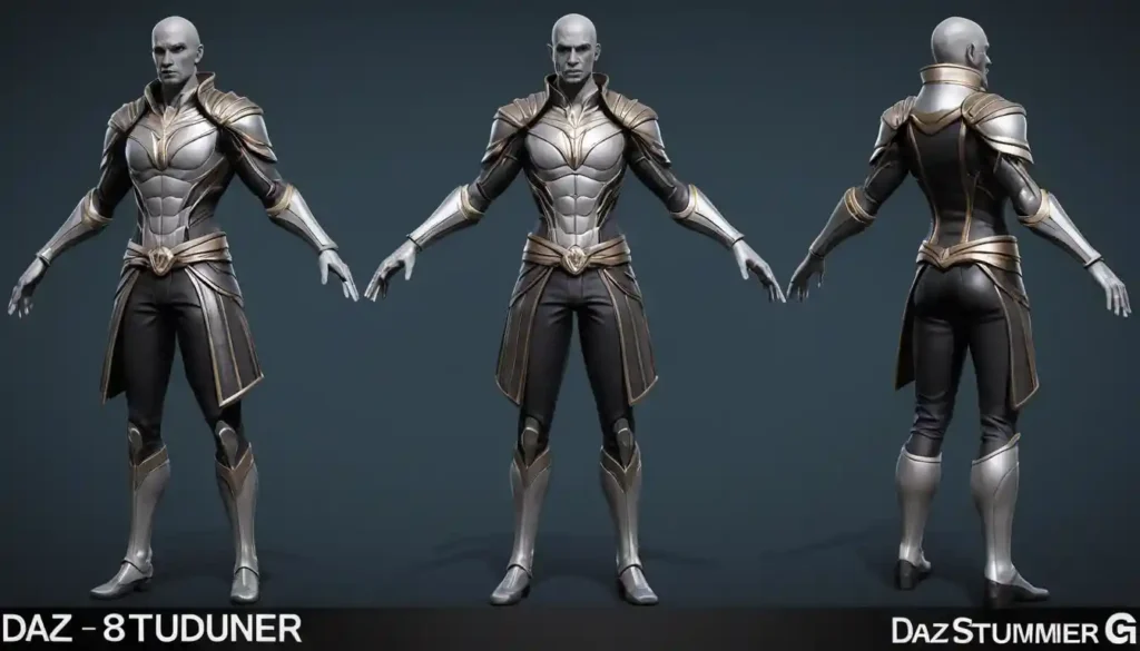 How Does Daz Studios Summoner G8 Assist with Character Rigging and Posing