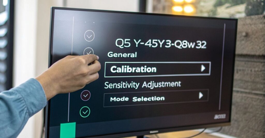 Performing Initial Calibration and Settings Adjustment